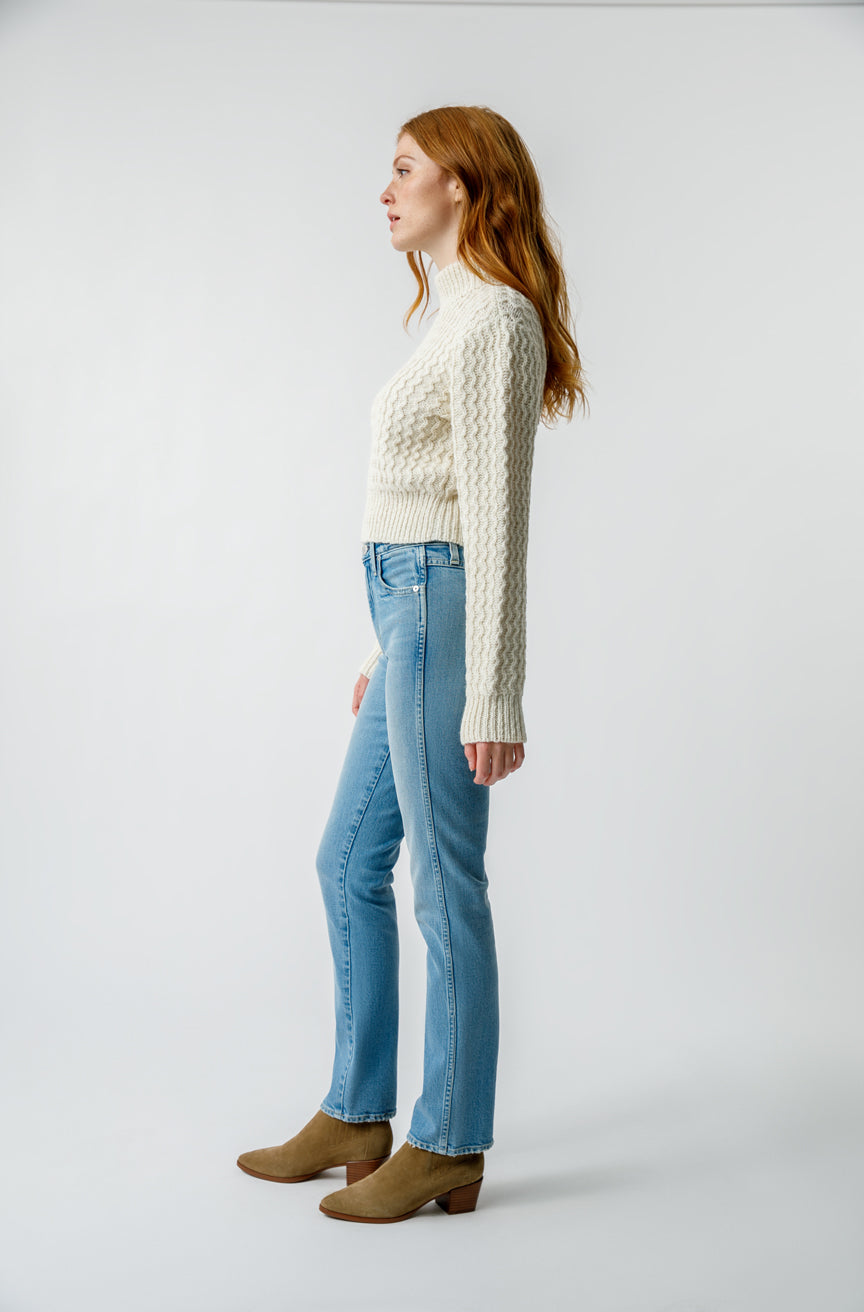 AMO Denim Chloe Long Jeans in Liason