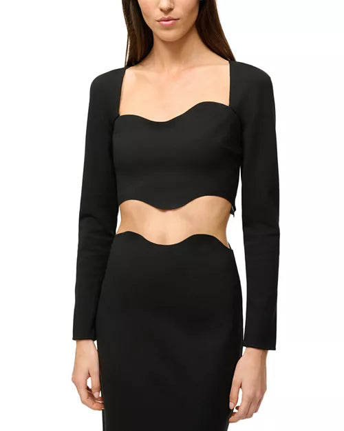 STAUD Corde Top in Black