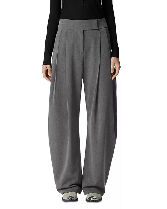 PINKO Patre Barrel Leg Trousers in Grey