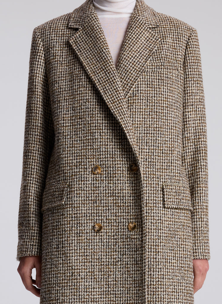 Oversized tweed coat best sale