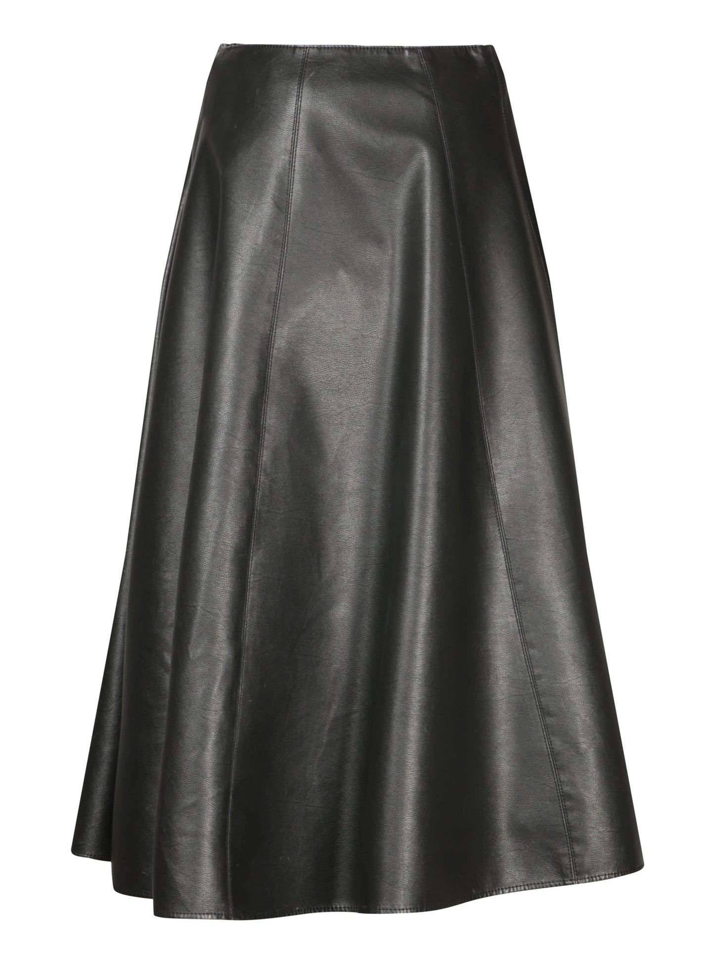 Faux-Leather Skirt