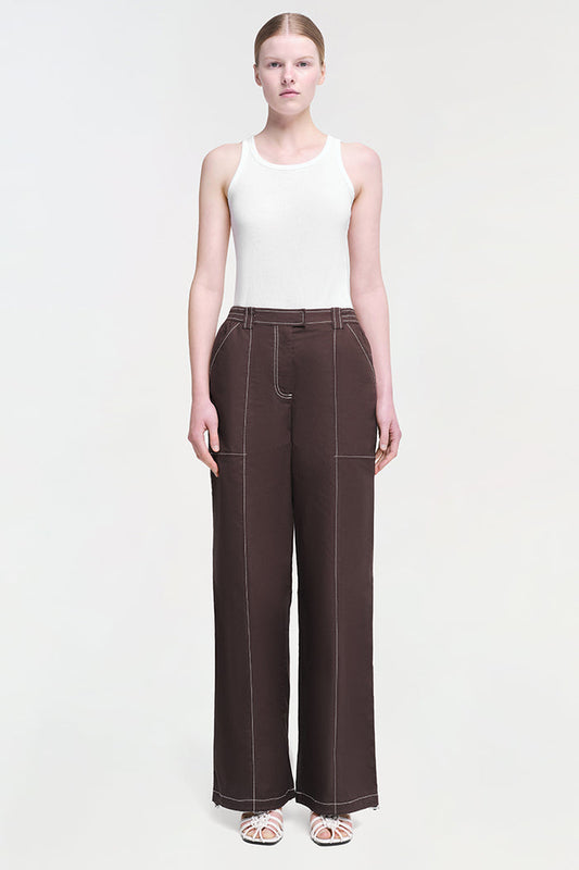 Delfina Pant in Espresso