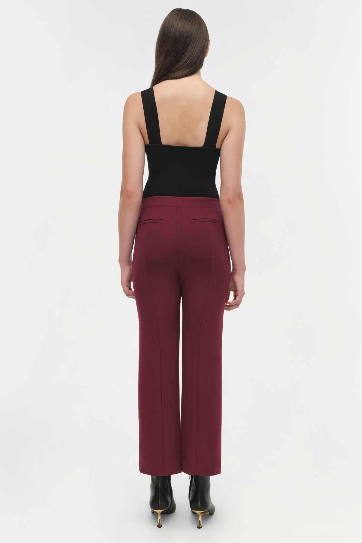 SIMKHAI Mackenzie Pant in Oxblood