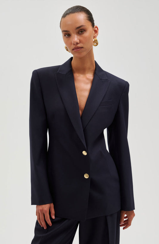 Ronny Kobo Kylar Jacket in Navy