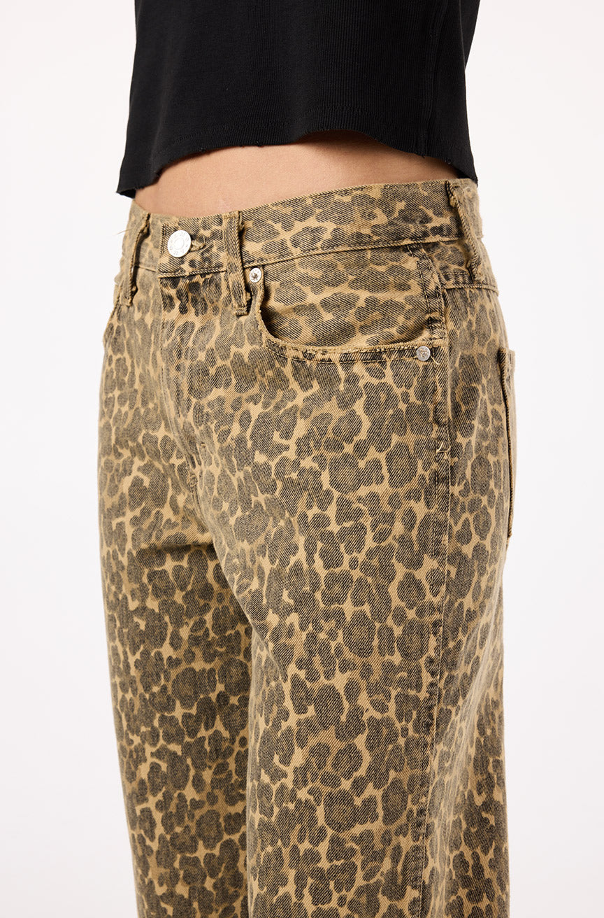 AMO Denim Billie Jeans in Leopard