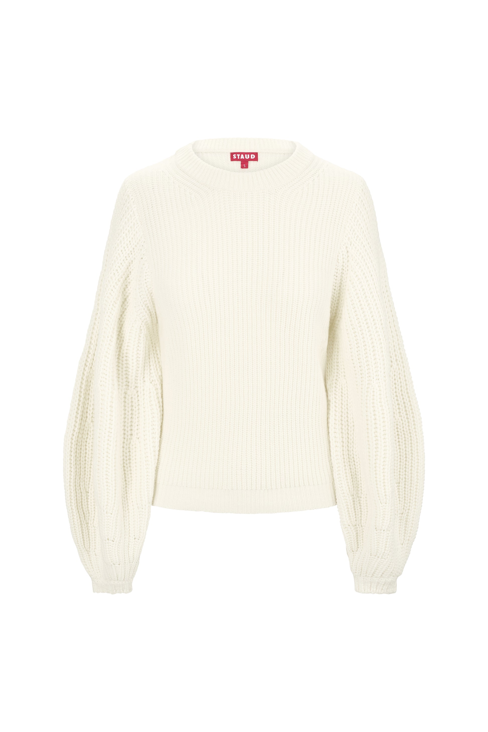 STAUD Aura Sweater in Ivory