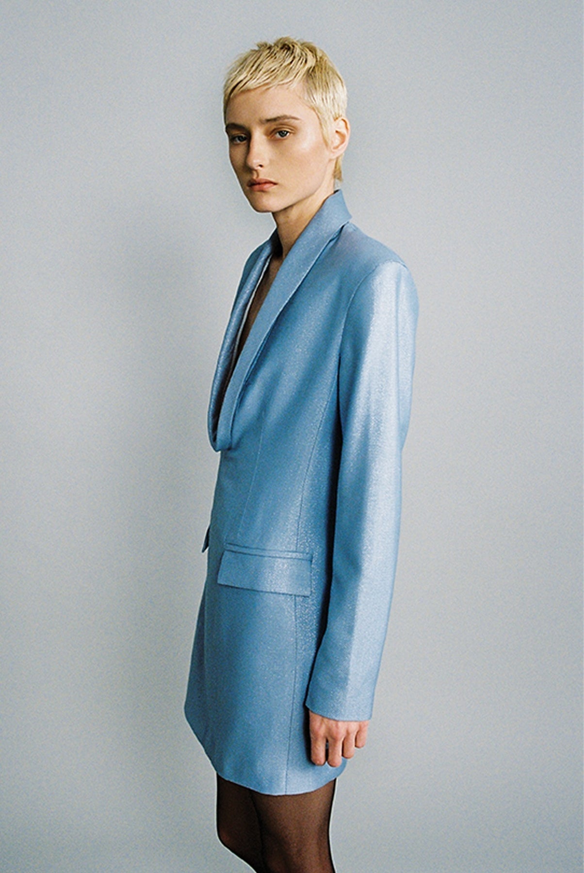 SABINA MUSAYEV Equinox Dress in Sky Blue