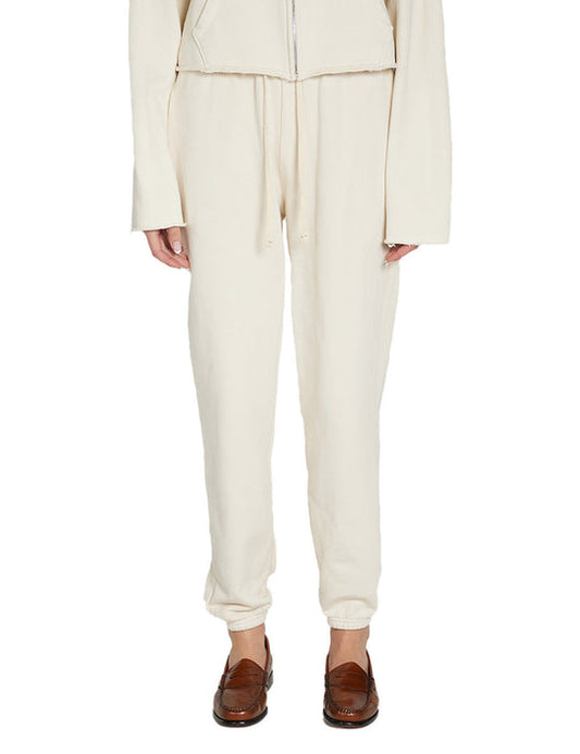 Les Tien Dylan Classic Sweatpant in Ivory