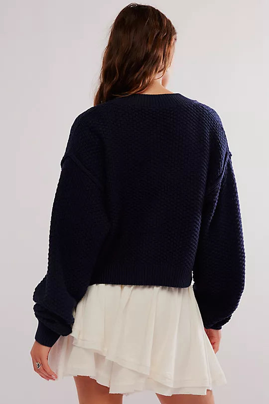 Free People Lila Cardi in Sky Captain Navy